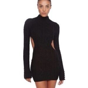 Danielle Guizio Chic Black Cutout Dress